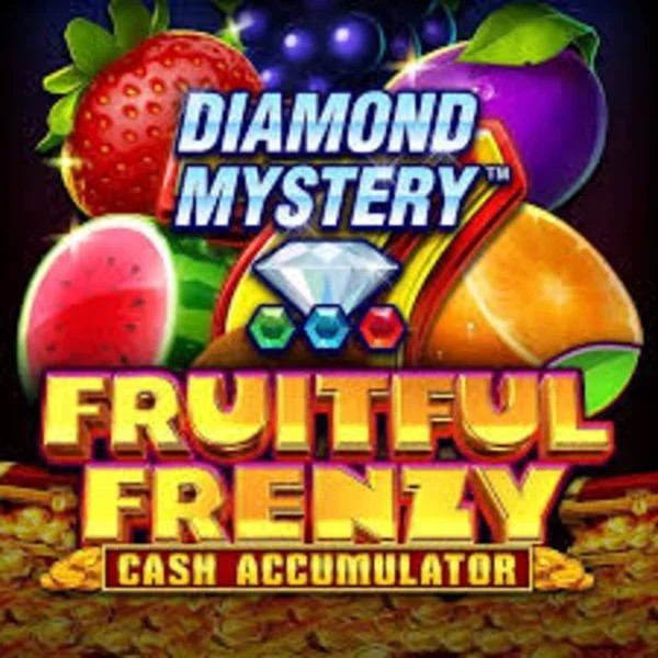 Diamond Mystery Fruitful Frenzy Cash Accumulator by Greentube, showcased at bet-onred-casino.pl – game logo