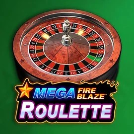 Mega Fire Blaze Roulette online game logo by Playtech on bet-onred-casino.pl
